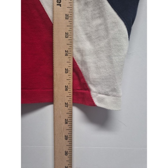 Polo Ralph Lauren Mens Polo Multicolor Big White Pony Size Large 100% Cottom - Picture 5 of 6
